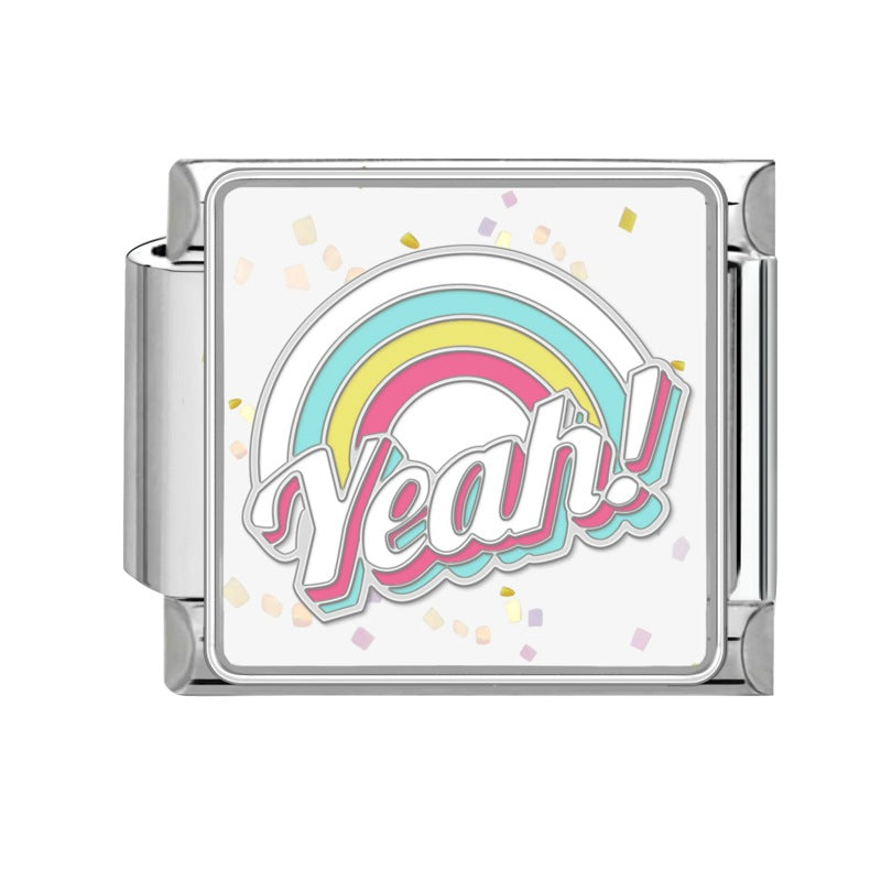 Wholesale  Italian module splicing bracelet disassembly elastic bracelet DIY Charms