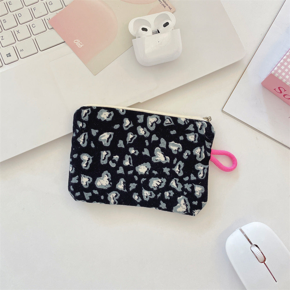 Wholesale Street Style Plaid Green Coin Purse Multipurpose Storage Pouch For Earphones Lipstick Trendy Fashion Accessory For Women Gift Resale