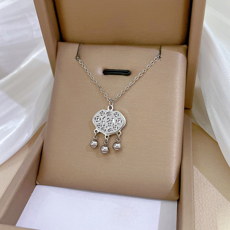 Wholesale Titanium Steel Geometric Animal Necklace Clavicle Chain Choker Necklace ACC-NE-LiGe005