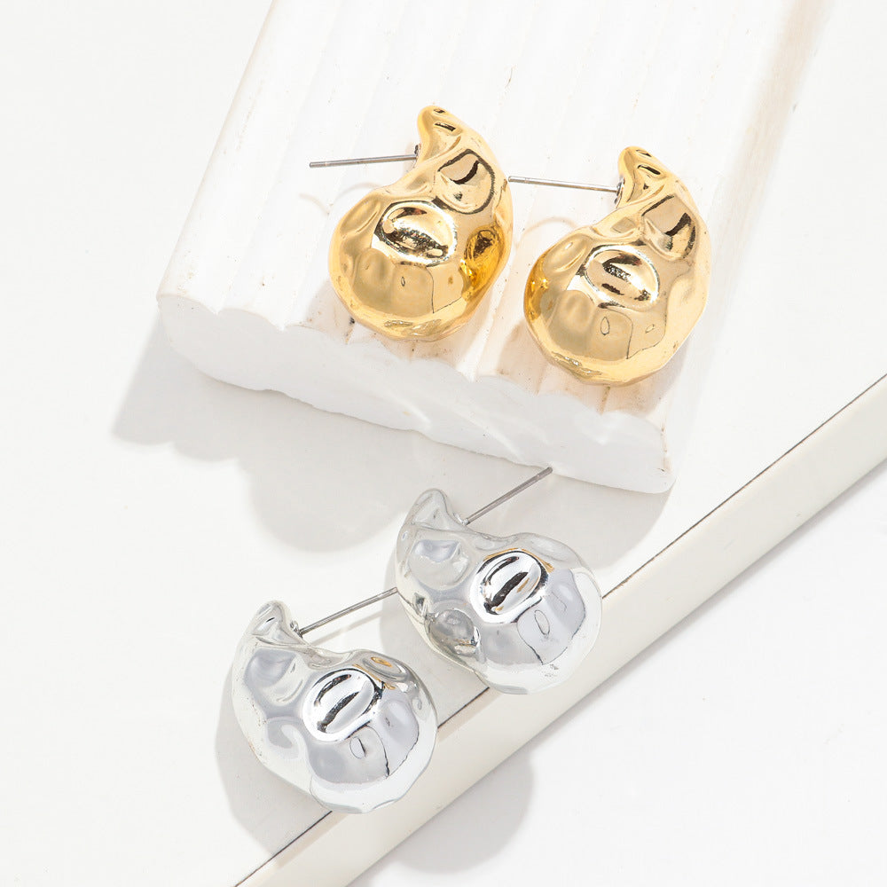 Wholesale Electroplated CCB Diamond Earrings