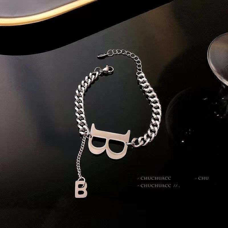 Wholesale Dark Double Layer Distressed Bracelet Layered Bracelet Set ACC-BT-Tongs002