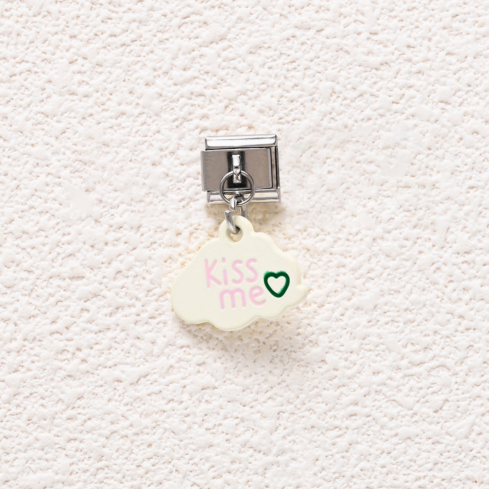 Wholesale 5pcs Italian Charm Bracelet 9mm DIY  Niche Unisex  Creative Stainless Steel Composable Bracelet