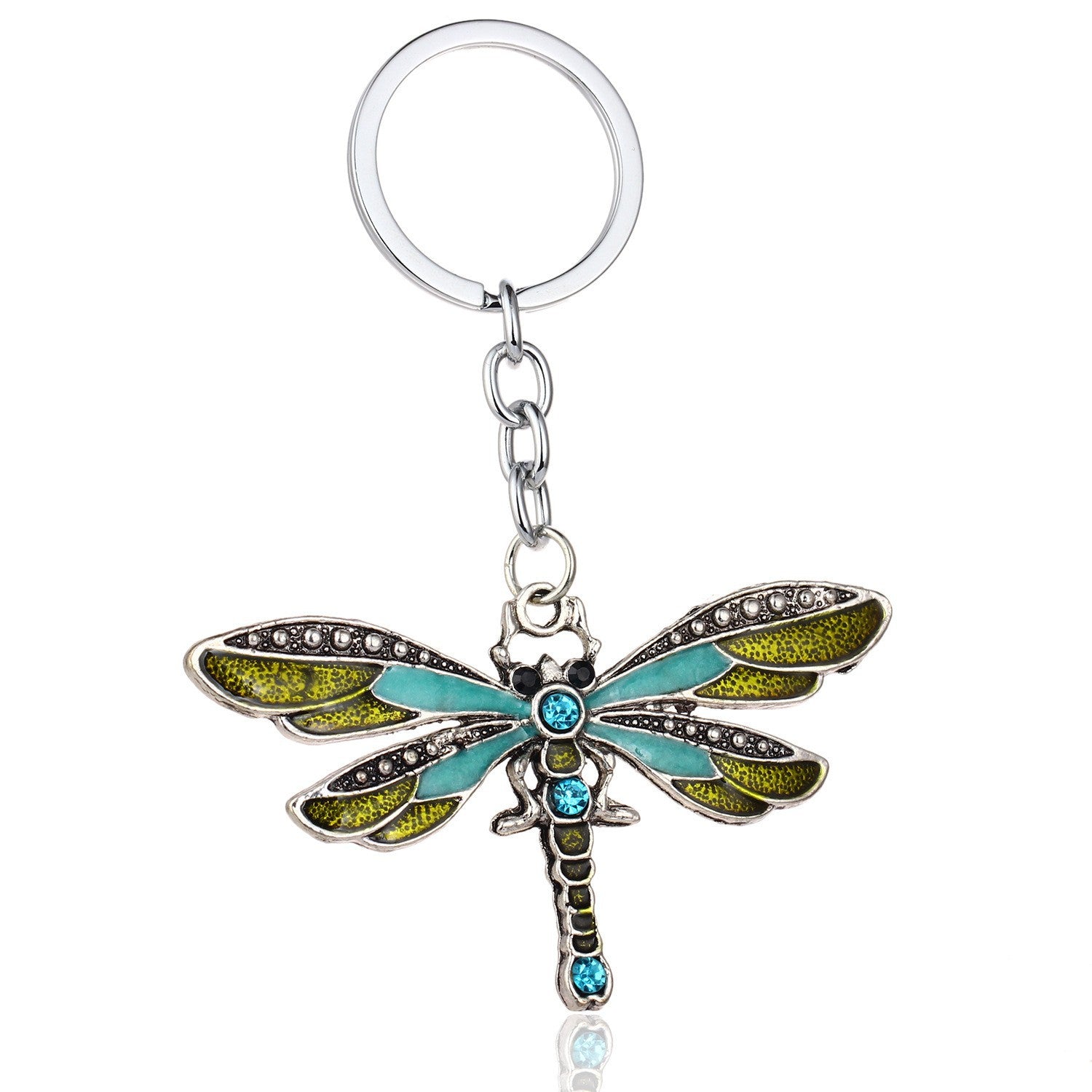 Wholesale Micro Inlay Dragonfly Keychains ACC-KC-Aya002