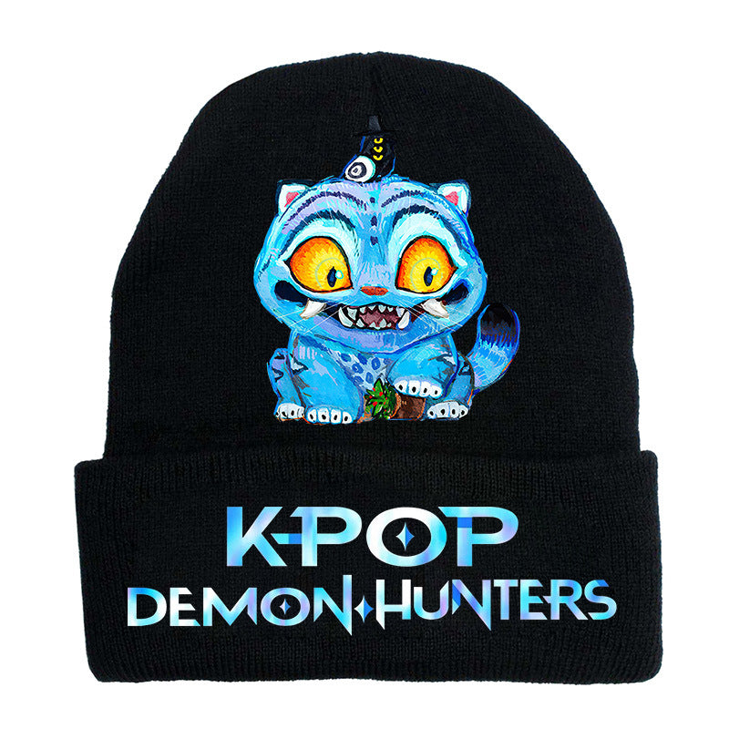 Wholesale kpop anime cartoon knitted hat Beanie
