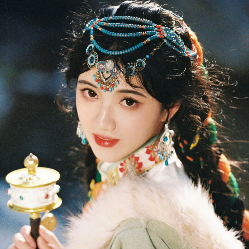 Wholesale Vintage Ethnic Style Forehead Chain Bohemian Necklaces ACC-NE-Gumi002