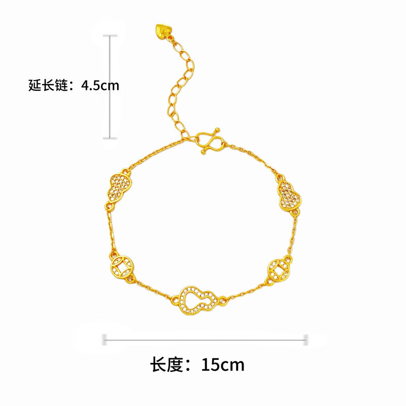 Wholesale Glaze Blue Butterfly Bracelet