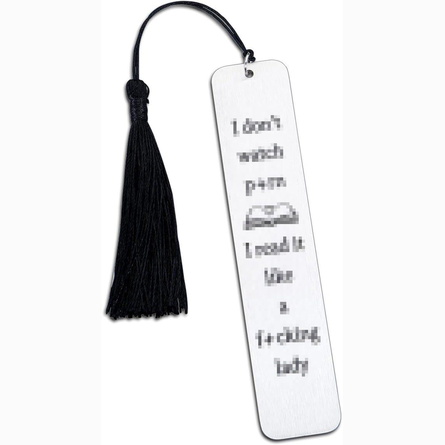 Wholesale Stainless Steel Bookmark Laser Engraved Custom Logo Teacher S Day Gift DIY Bookmark For Boutique Resale