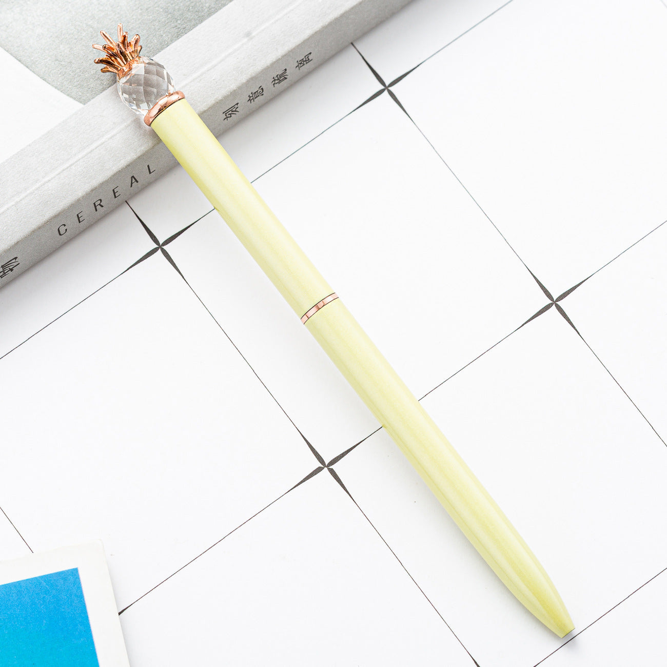 Wholesale  Creative Pen Pineapple Crystal Ballpoint Pen