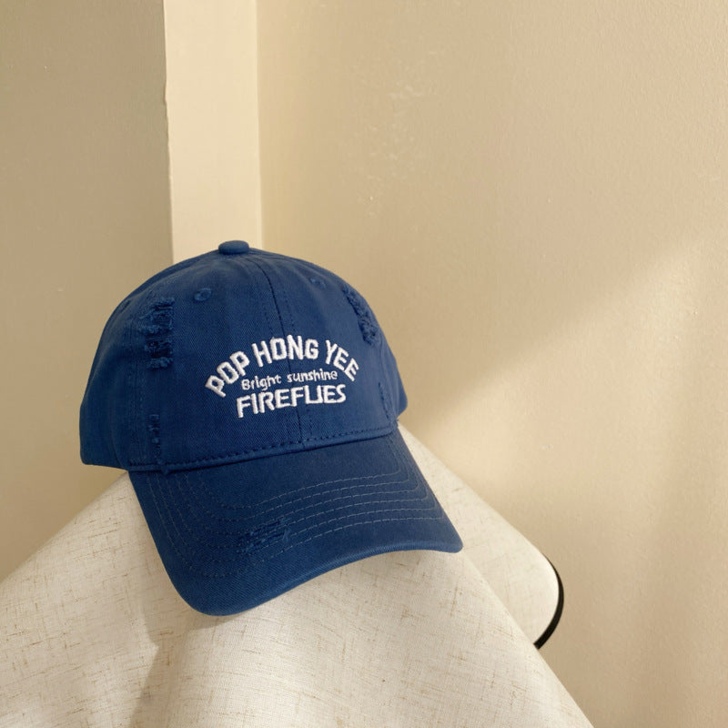 Wholesale Children's alphabet embroidered baseball cap