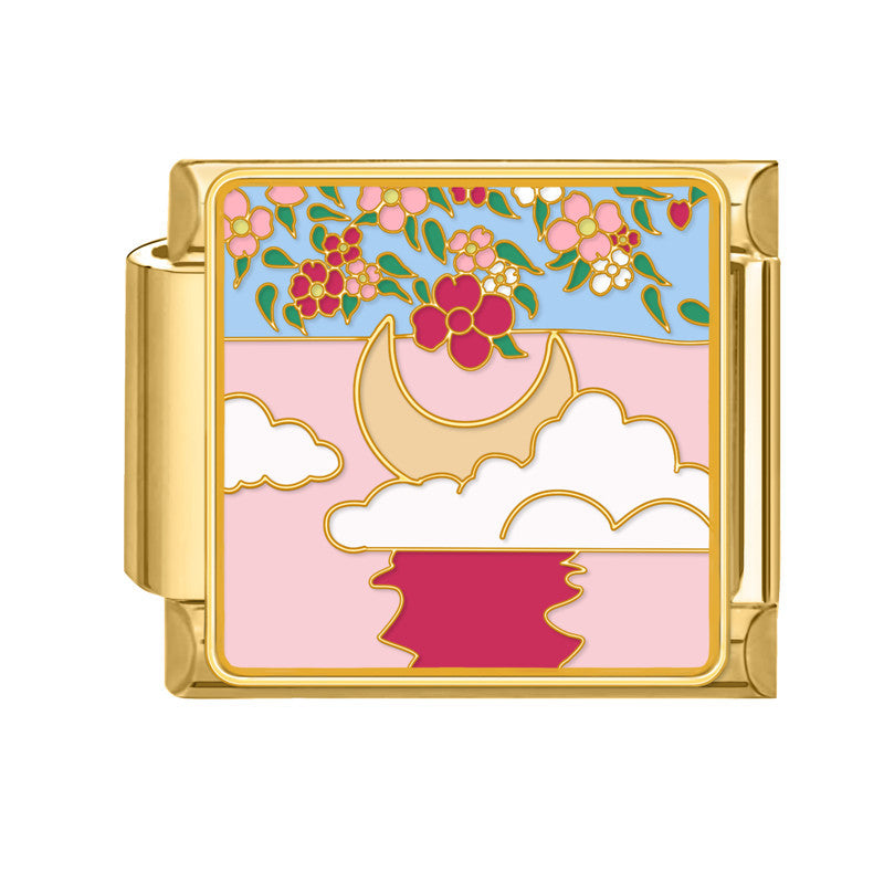Wholesale DIY Modular Bracelet Stainless Steel Electroplated Gold Retro Fashion Jewelry Accessory