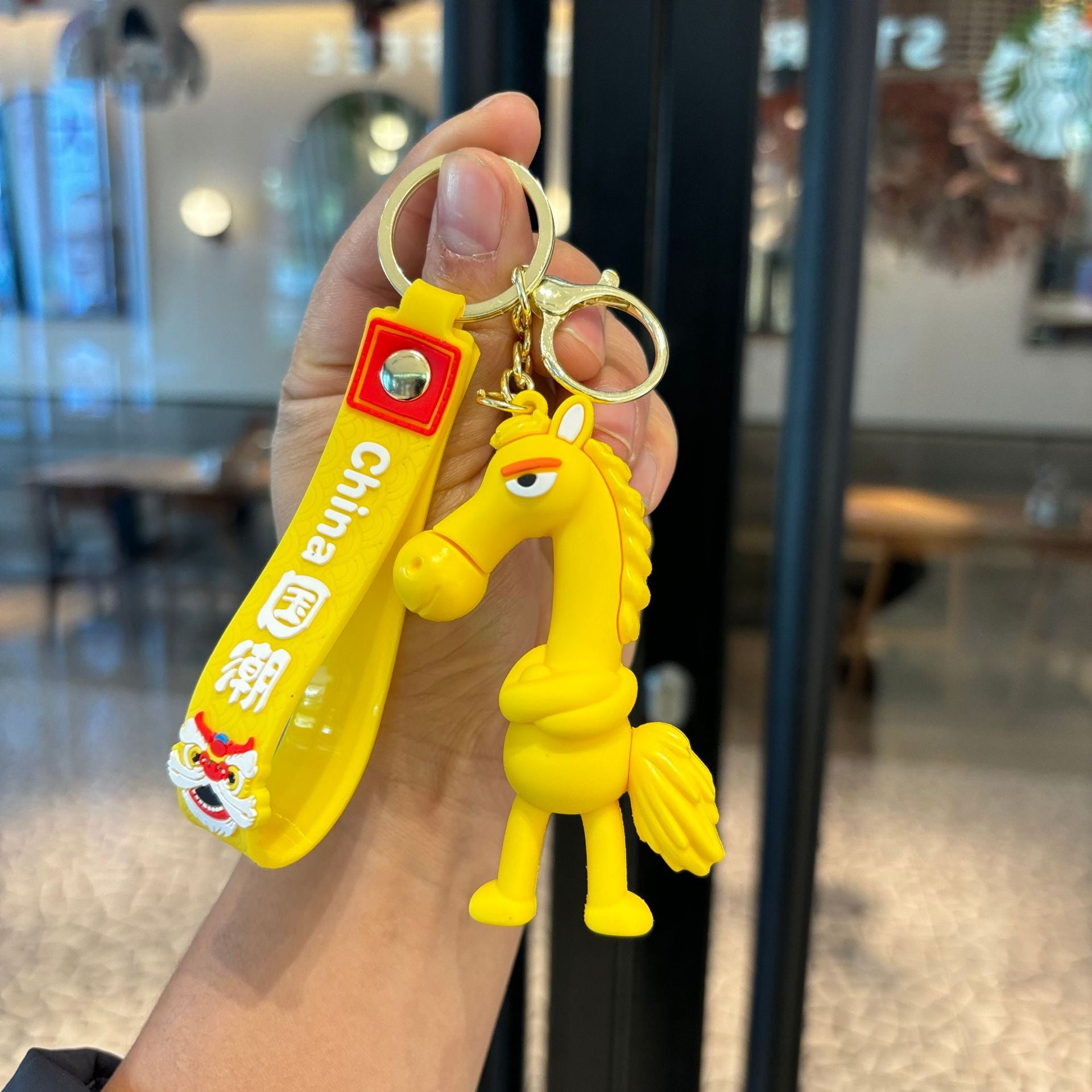 Wholesale Year of the Horse Mascot  Pendant Doll Keychain