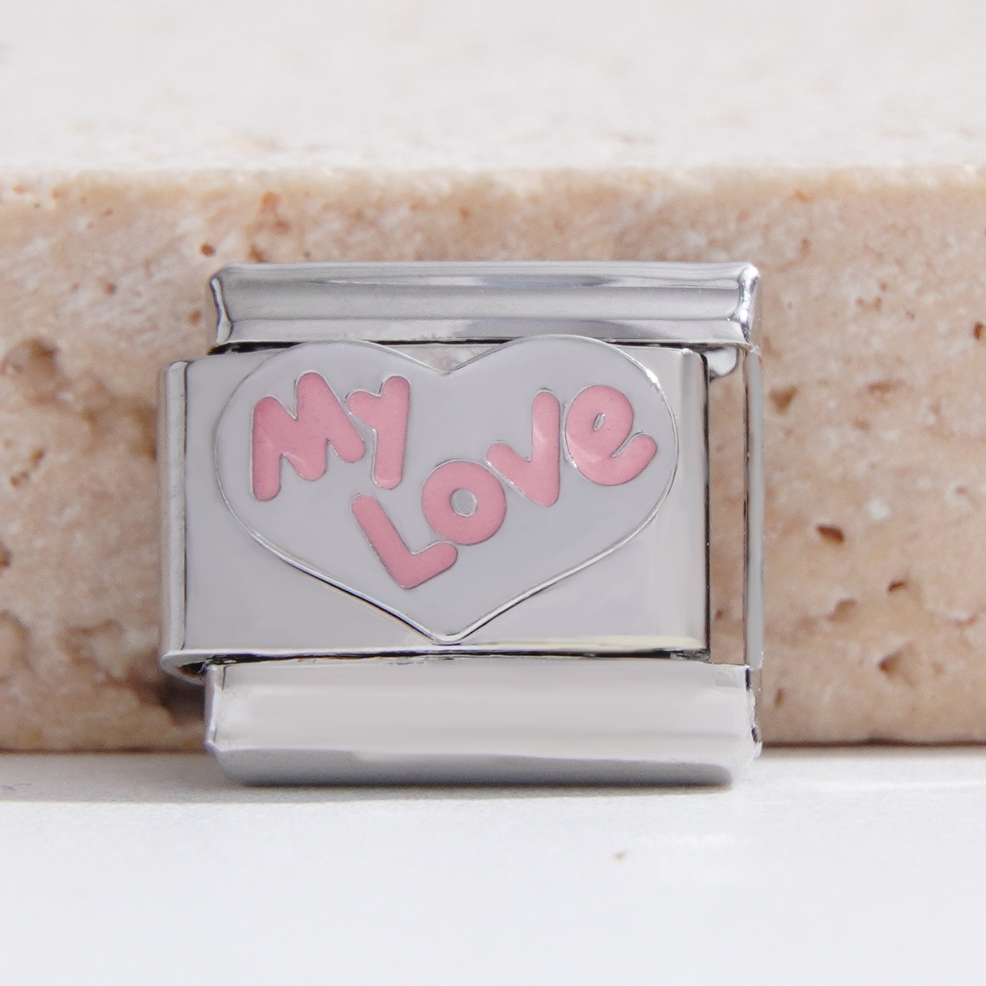 Wholesale Italian Charm Bracelet 9mm DIY Splicing Creative Pattern Stainless Steel Composable Bracelet