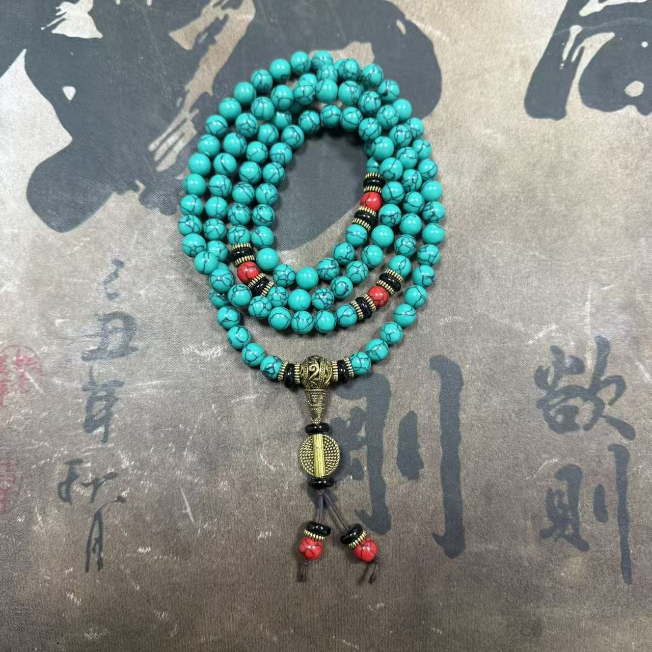 Wholesale Turquoise Beaded Bracelet Tibetan Style Jewelry Accessory for Everyday Wear