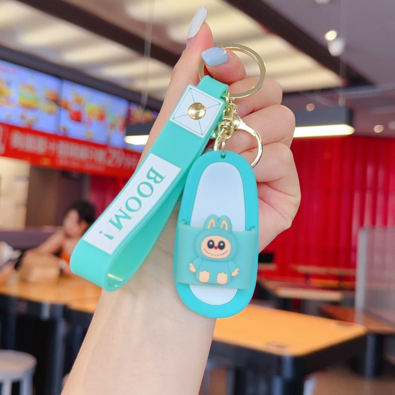 Wholesale Cute cartoon silicone keychain