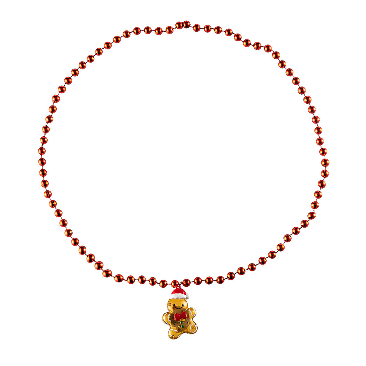 Wholesale 5pcs Christmas Red Luminous Character Necklaces ACC-NE-ChuanSha004