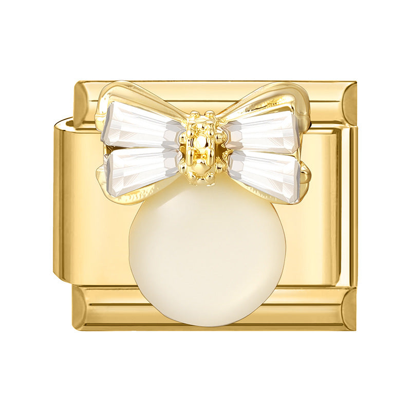 Wholesale 9mm Italian Charm Starter Bracelets DIY square Single Section Creative Stainless Steel Composable Bracelet