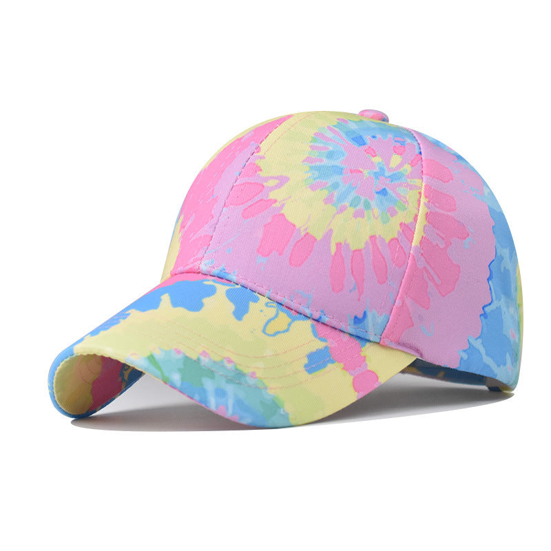 Wholesale Chic Chinese Style Gradient Baseball Cap With Traditional Painting Print Adjustable Outdoor Sun Hat