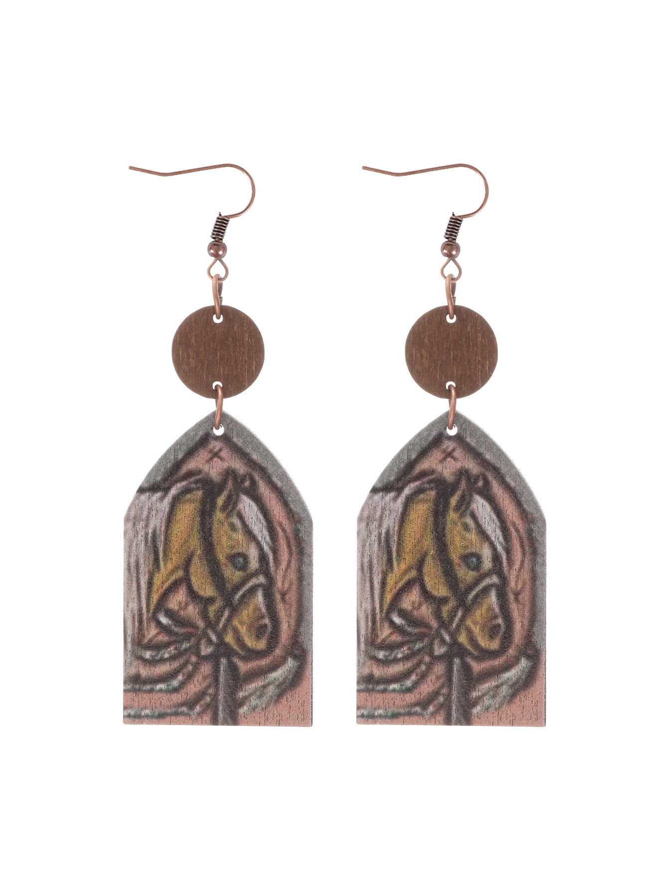 Wholesale  Western Style Wooden Earrings