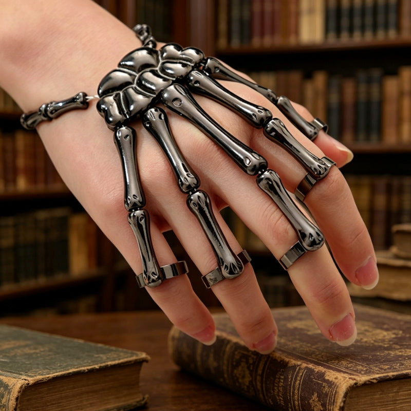 Wholesale Alloy Skull Bracelet  Punk Style Fashion Accessory for Resale
