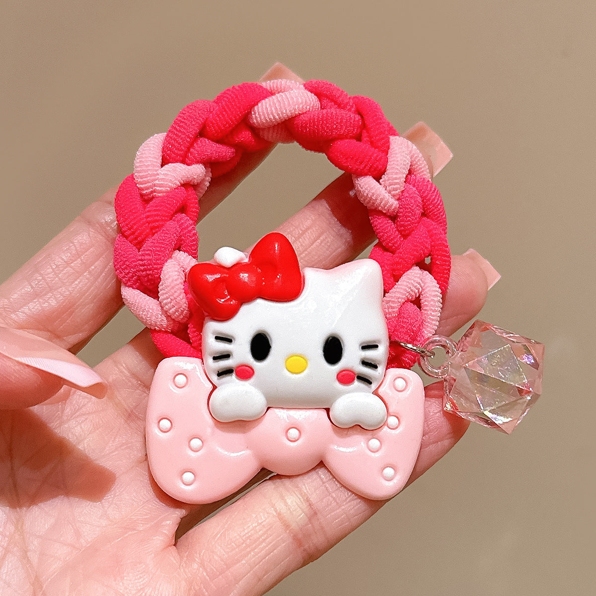 Wholesale Cartoon Cute Kitten Braided Hair Rope ACC-HS-Huidi034