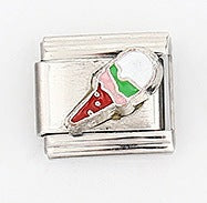 Wholesale Italian Style Modular Hamburger Charm Bracelet Stainless Steel Electroplated Unisex Gift