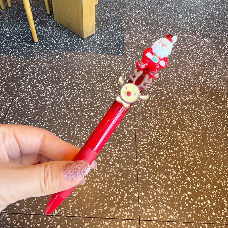 Wholesale Creative Christmas Series Red Ballpoint Pen