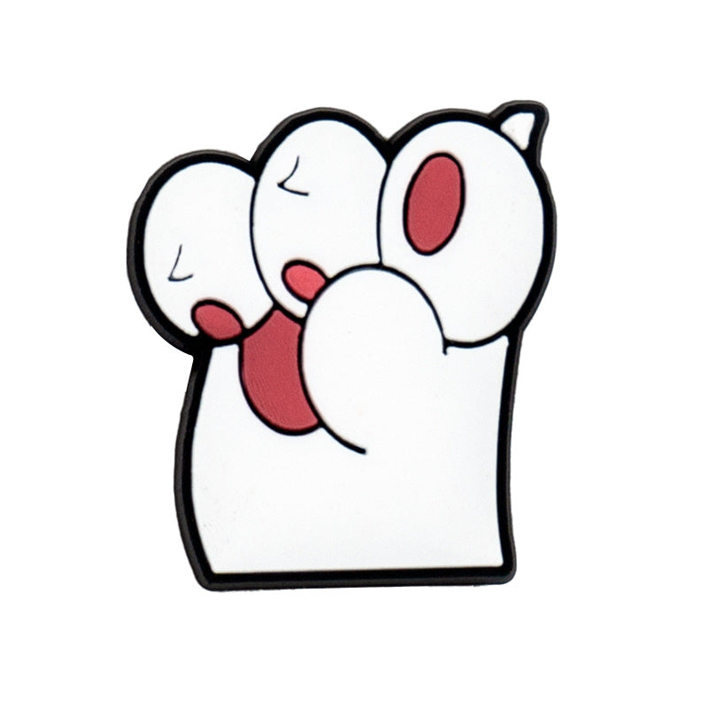 Wholesale 100pcs Random Cat Claw Shoes Accessories Shoes Charms