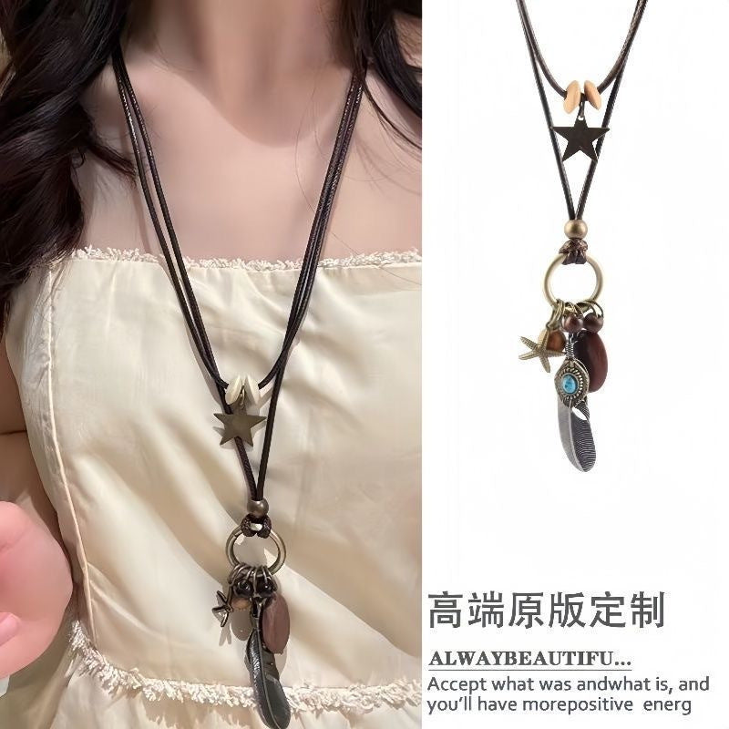 Wholesale "Lucky Star"  Little Star Necklace