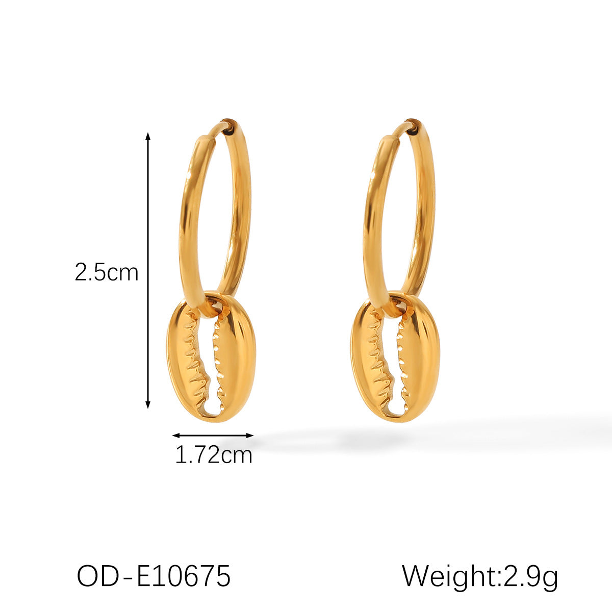 Wholesale  Shell Pendant Ring Earrings