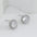 Wholesale S925 Sterling Silver Simple All-match Four-claw Round Single Diamond Earrings