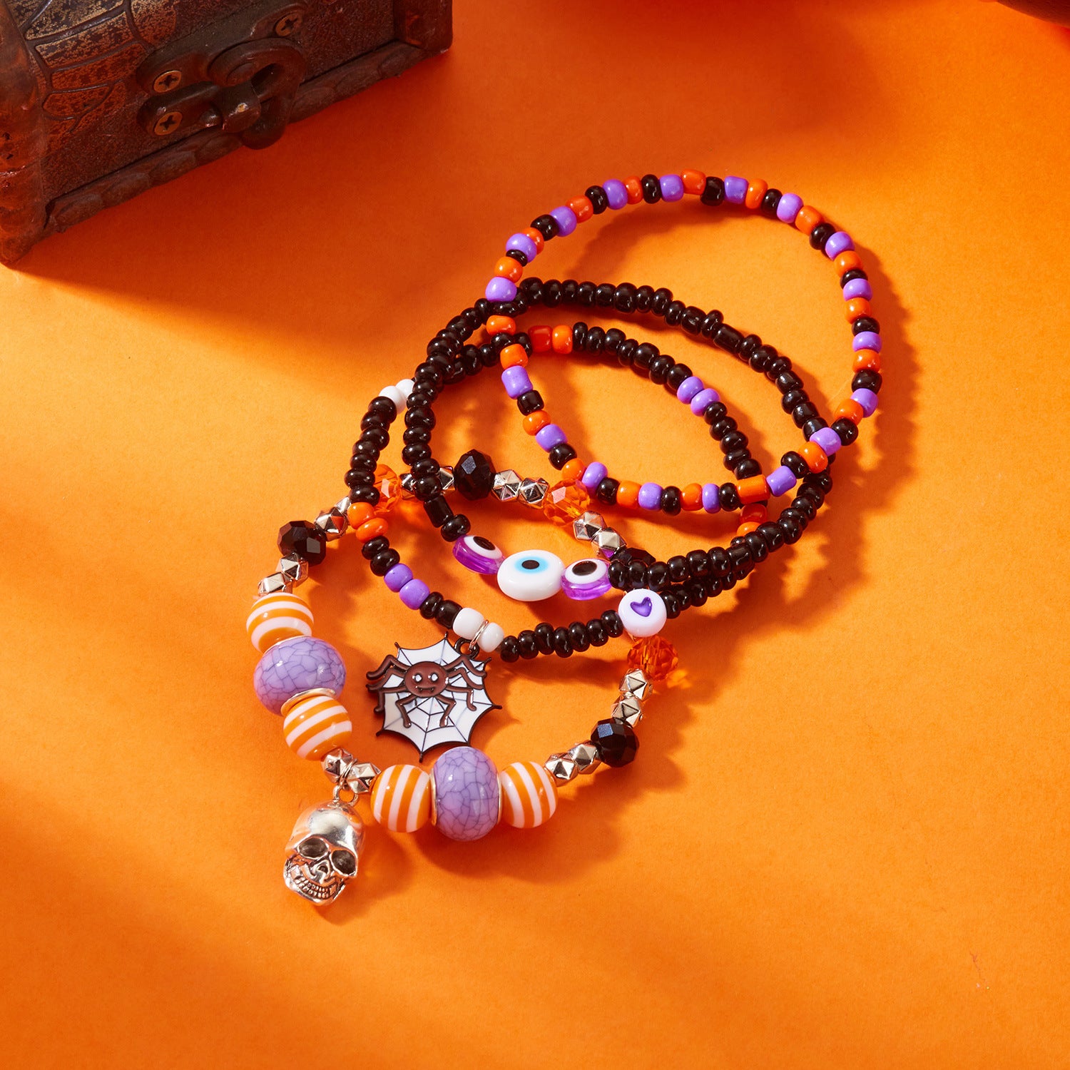 Wholesale  Ghost Bat Bracelet Set