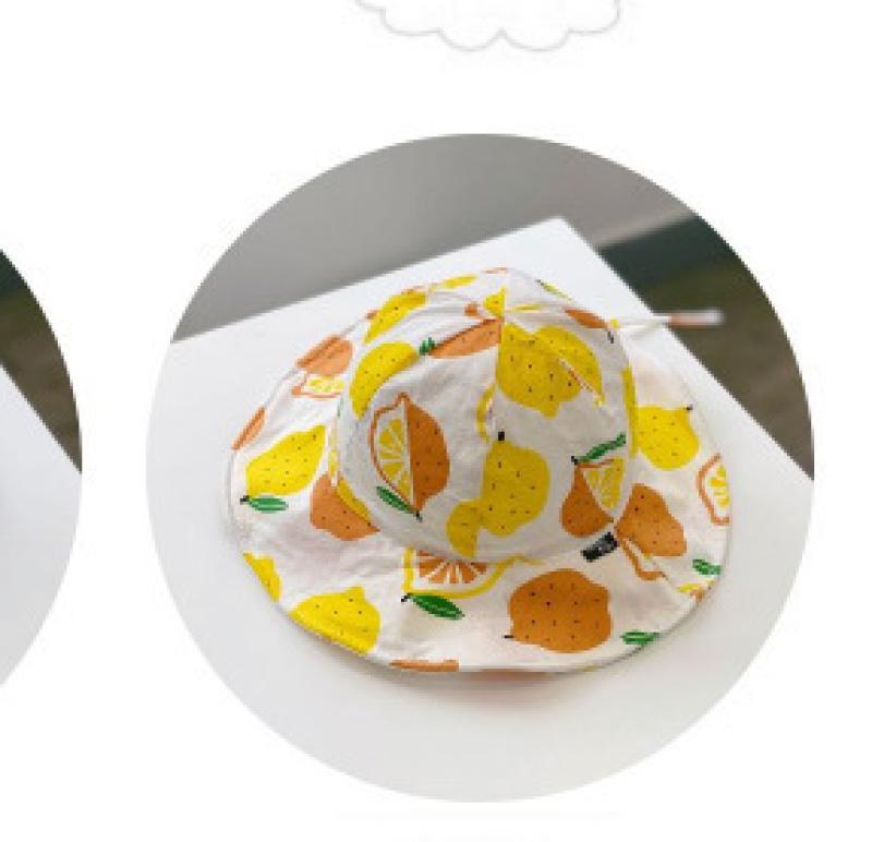 Wholesale Baby Sun Hat with Large Brim Baby Hat Sun Protection Sun Bucket Hat ACC-KH-DaQi002