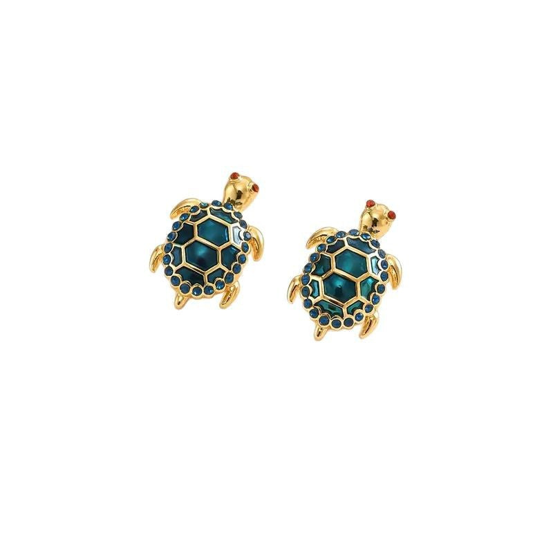 Wholesale 	
Zinc alloy turtle earrings
