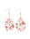Wholesale  Butterfly Printing Acrylic Earrings