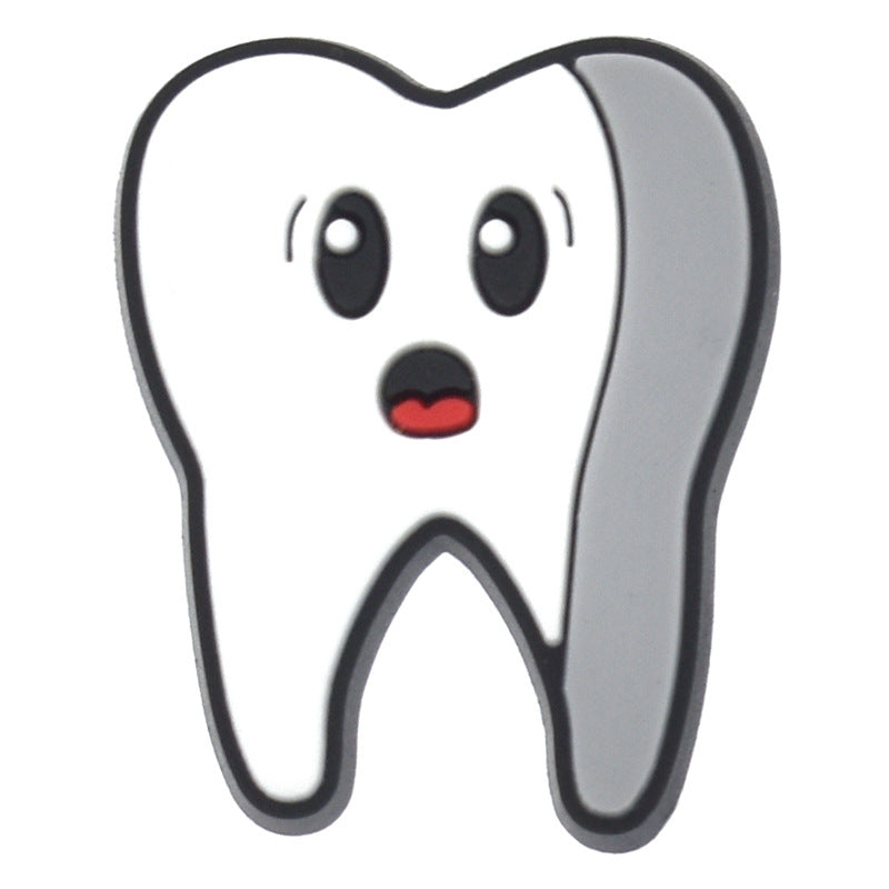 Wholesale Random 100pcs Teeth Series Shoes Accessories Shoes Charms