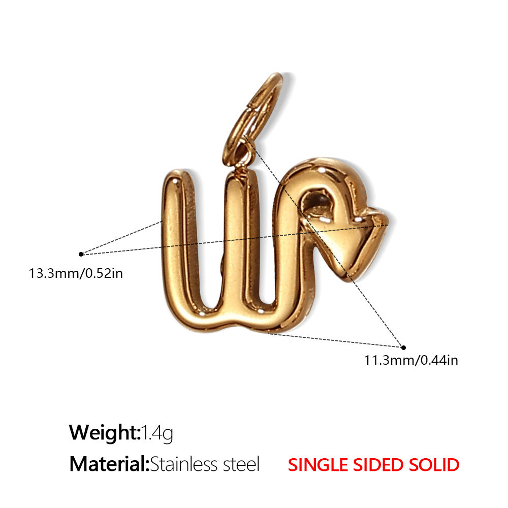 Wholesale  Twelve Contions Stainless Steel  Charms