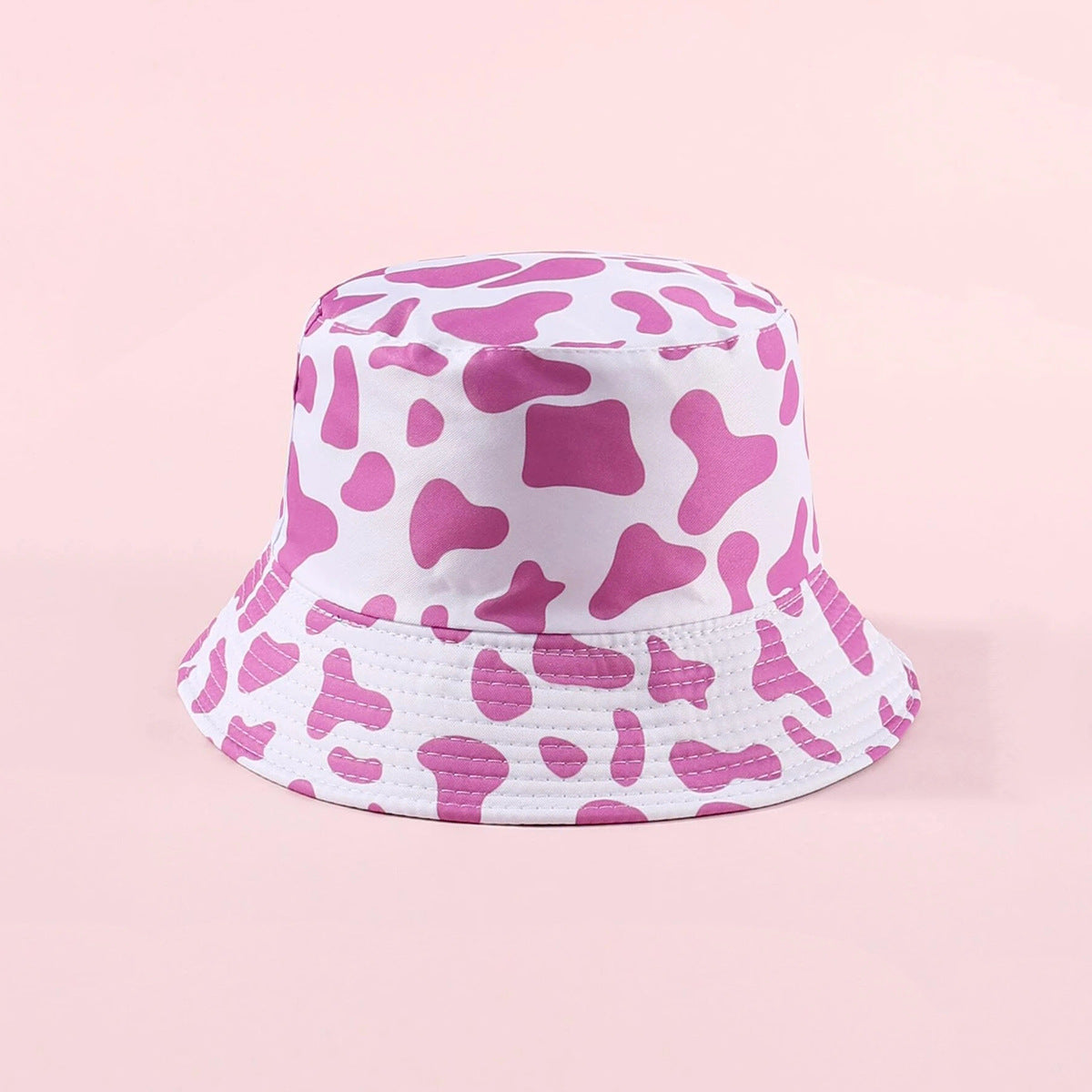 Wholesale Bucket Hat Cow Print Double Sided Casual Hat ACC-HT-DaQi007
