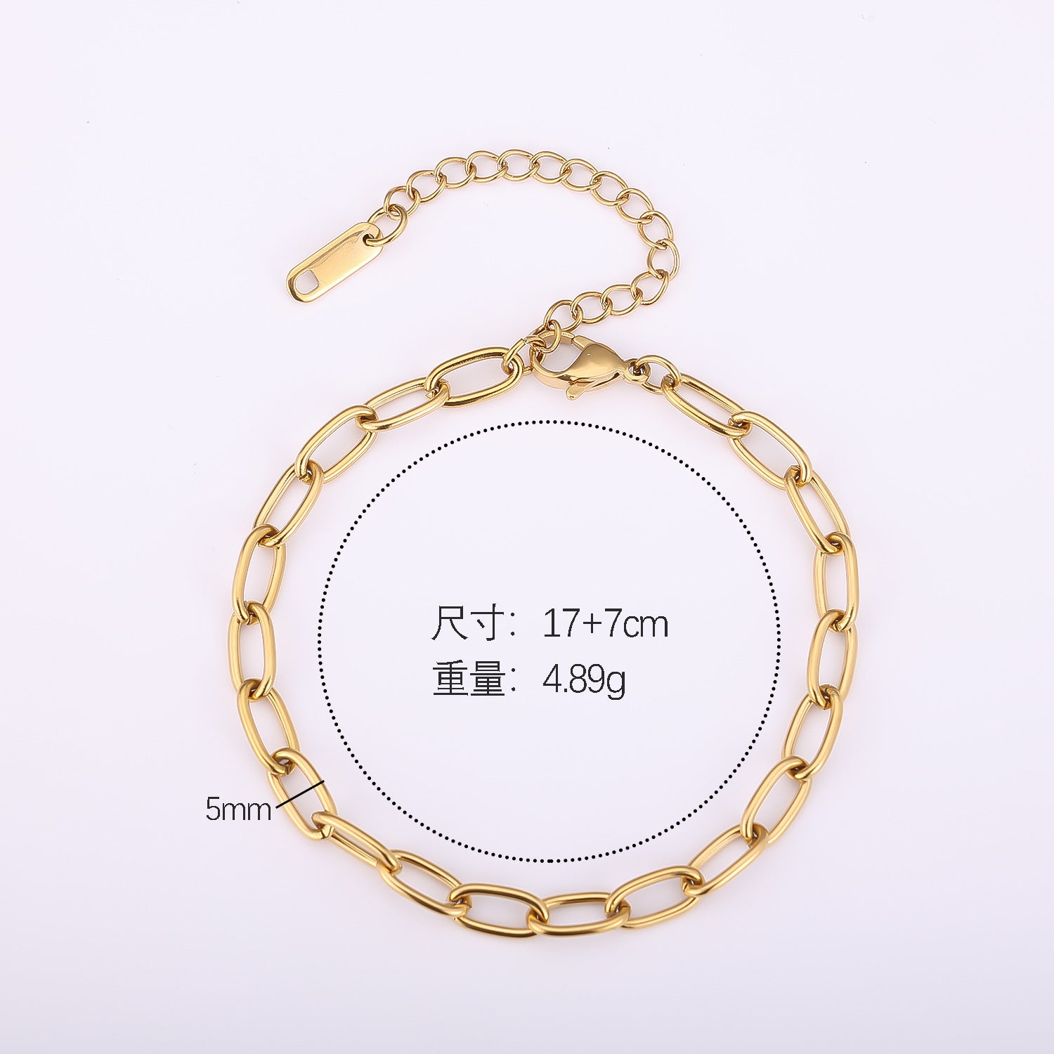 Wholesale Light Luxury Stainless Steel Cuban Chain