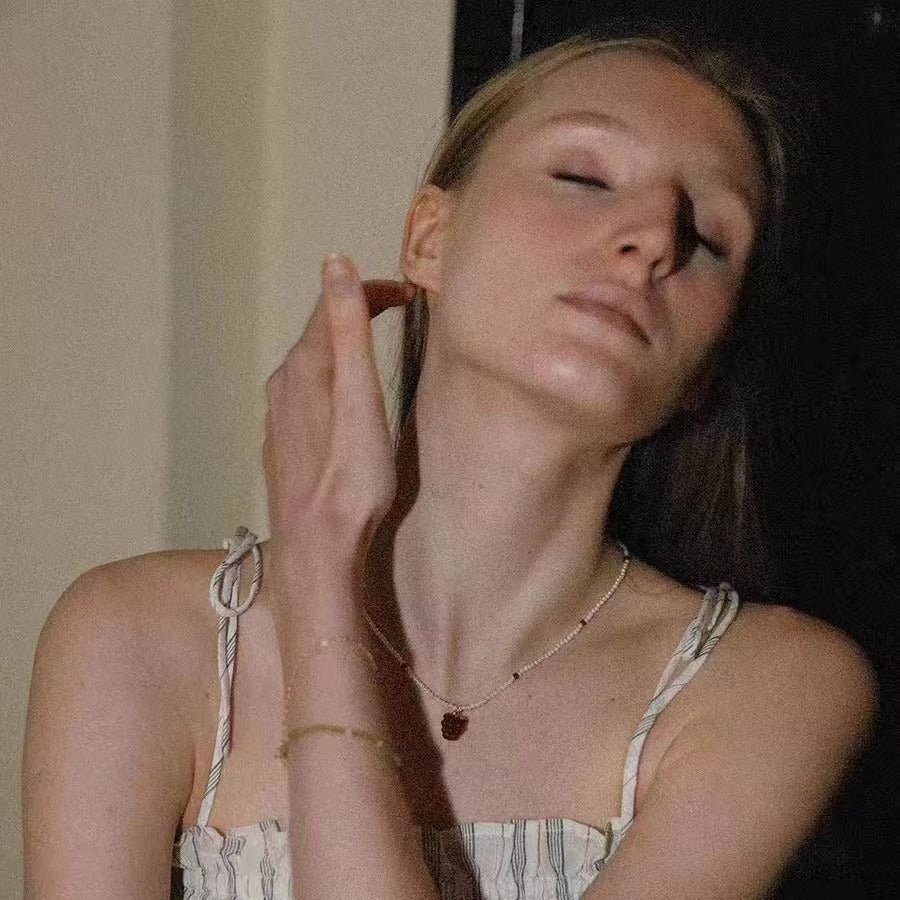 Wholesale  Berry Cute Holiday Style Handmade Necklace