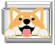 Wholesale Italian Charm Bracelet 9mm DIY Splicing Dog Series Stainless Steel Composable Bracelet