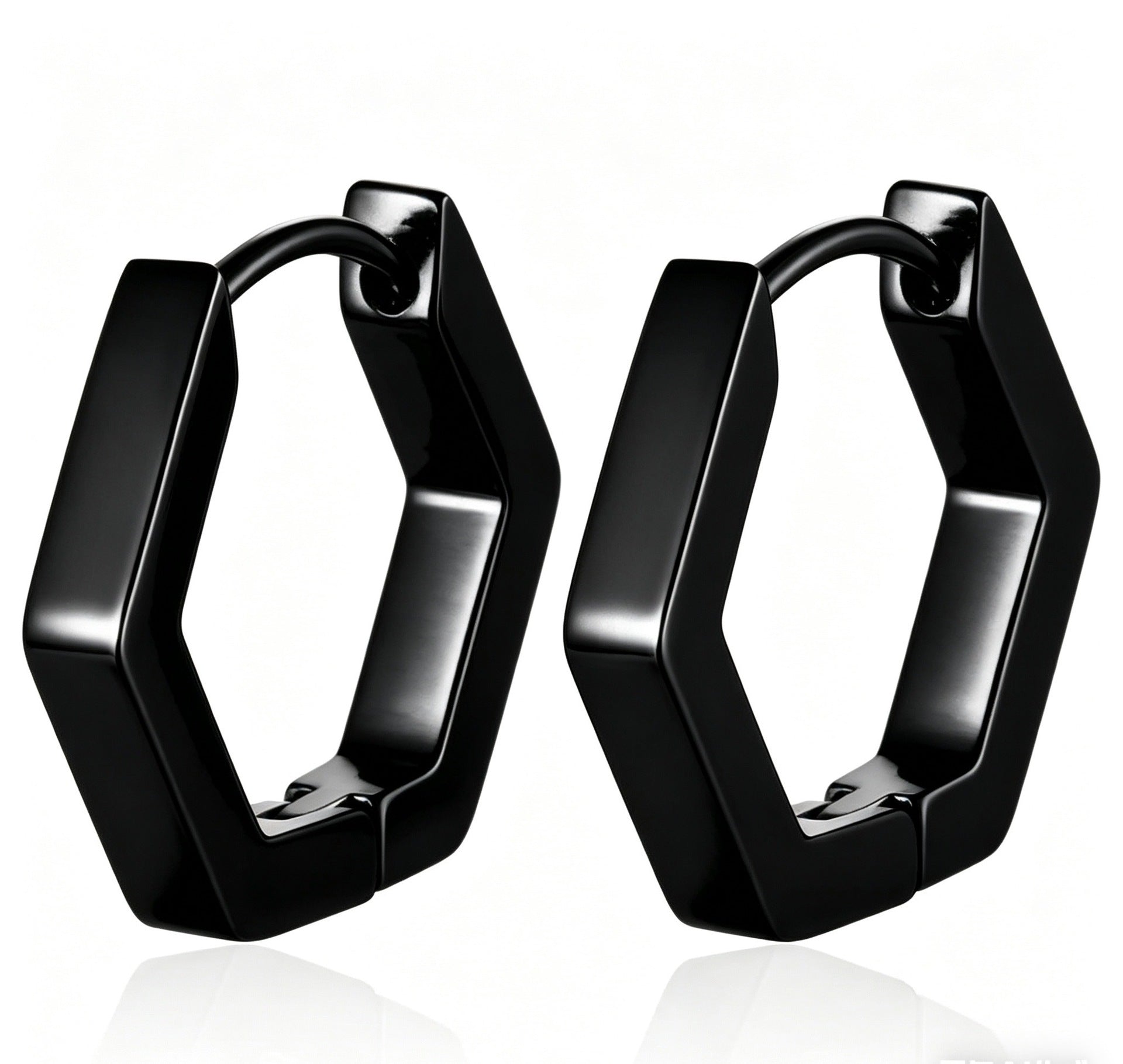 Wholesale Chic Geometric Earrings,  Hand-Polished Stainless Steel with Gold Electroplated Finish,  Jewelry Accessory for Women