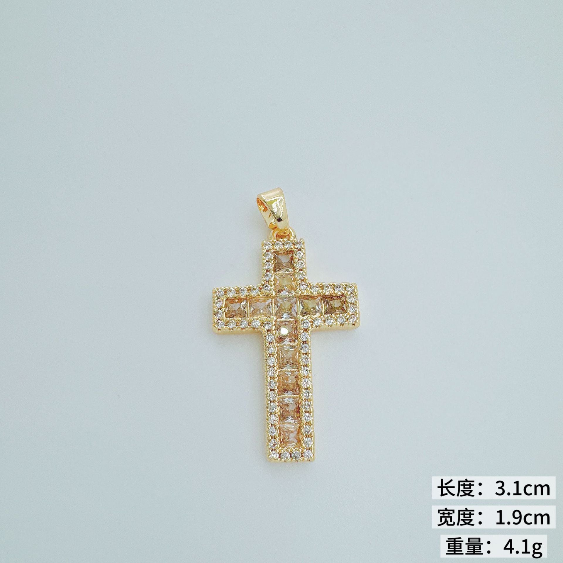 Wholesale Gold-Plated Copper Pendant with Zircon,  Bag Charm for Women