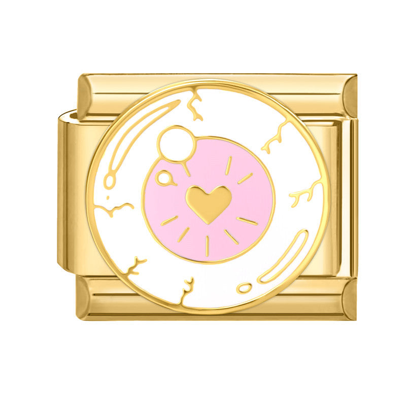 Wholesale Italian Charm Bracelet 9mm DIY Splicing Cute Creative Stainless Steel Composable Bracelet