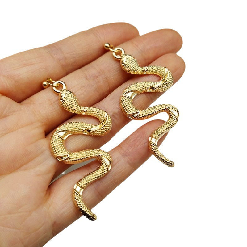 Wholesale 2pcs Retro Snake Element Necklace Sweater Chain Long Necklace ACC-NE-JiuS006