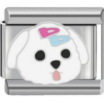 Wholesale Italian Charm Bracelet 9mm DIY Splicing Cute Dog Stainless Steel Composable Bracelet