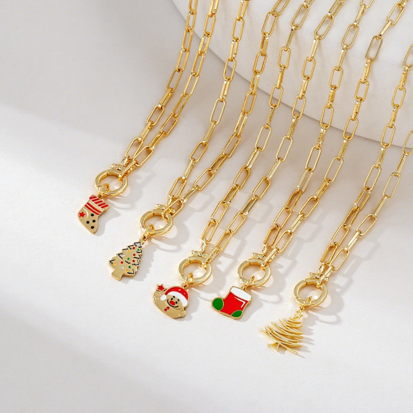 Wholesale Christmas Cartoon Oil Drop Bracelet