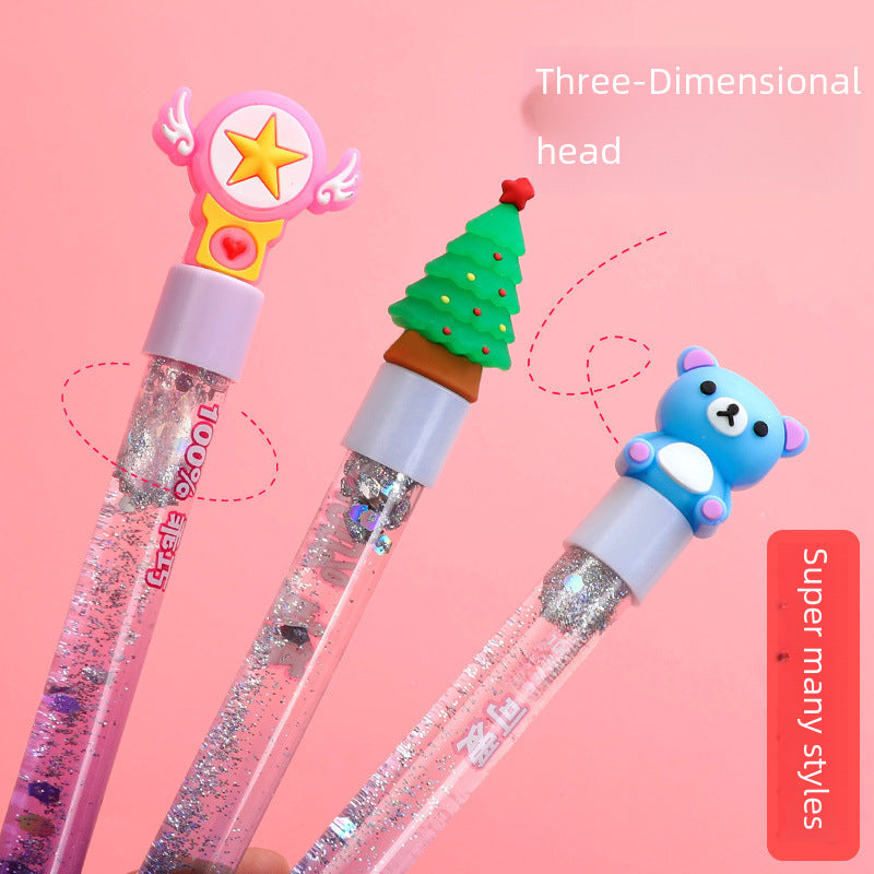 Wholesale Cute cartoon quicksand pen