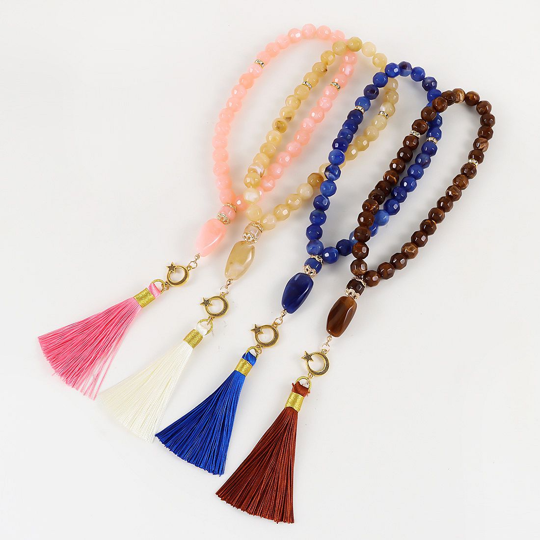 Wholesale Muslim Rosary Cut Round Bead Bracelet