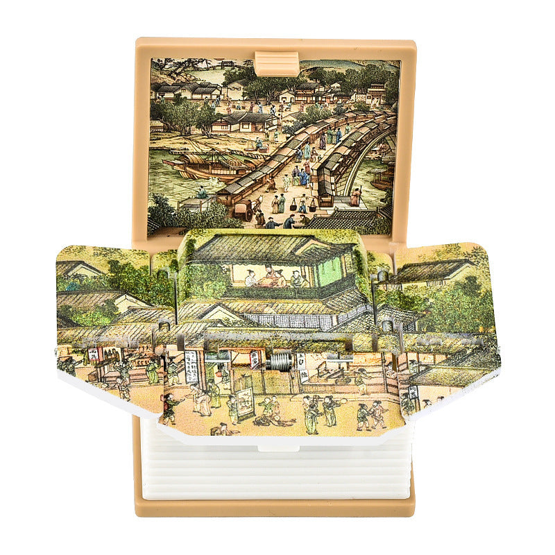 Wholesale 3D Stereo Dinosaur Foldableing Bomb Book Mini Keychain