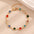 Wholesale  Color Love Bracelet Necklace Personalized Alloy Heart-shaped Dopamine Bracelet